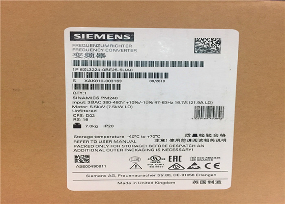 6SL3224-0BE24-0UA0 ενότητα ισχύος αναστροφέων SINAMICS G120 συχνότητας Siemens