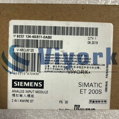 Siemens 6ES7134-4GB11-0AB0 ANALOG ELECTRONIC MODULES 24V SUPPLY VOLTAGE NEW